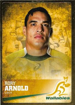 2016 Tap 'N' Play Rugby Trading Cards - Parallel Gold Border #2 Rory Arnold Front